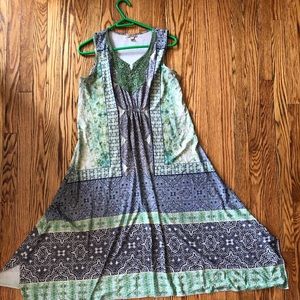 Beautiful Colorful Long Summer Dress